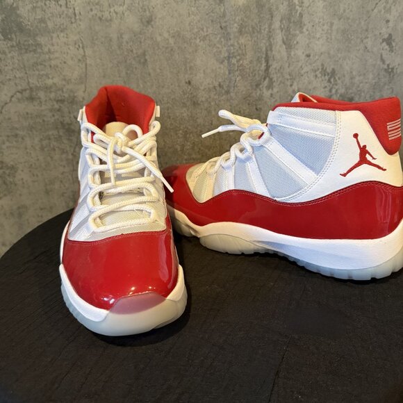 Jordan 11 Retro Cherry Men's Size 15 - Red and White - Picture 1 of 5